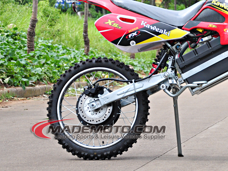 60v/1200w brushless cheap adult electric dirt bike with shaft drive
